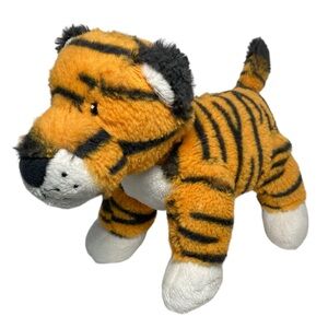 Carter’s Bengal Tiger Plush 7” Stuffed Animal 2016 Orange White Black Standing